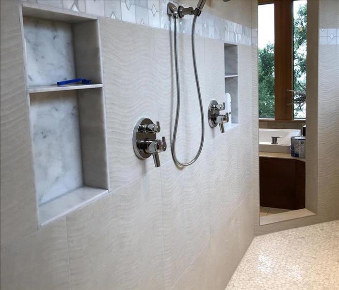 Remodeled shower